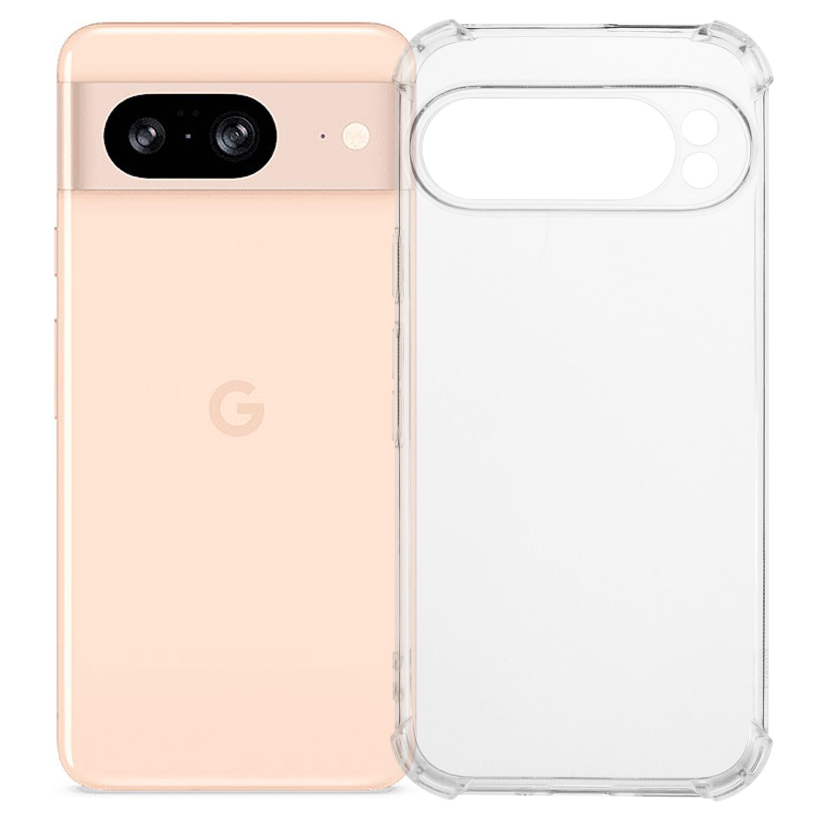 

For Google Pixel 9 Cover Reinforced Four Corner Anti-Shock TPU Clear Phone Case A
