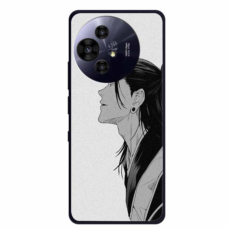 Pro pouzdro na telefon TCL 50 Pro NxtPaper Černé silikonové měkké TPU pouzdro Pro TCL 50 Pro NxtPaper 5G Zadní kryt Pouzdro 6.8" Coque Odolné proti nárazům