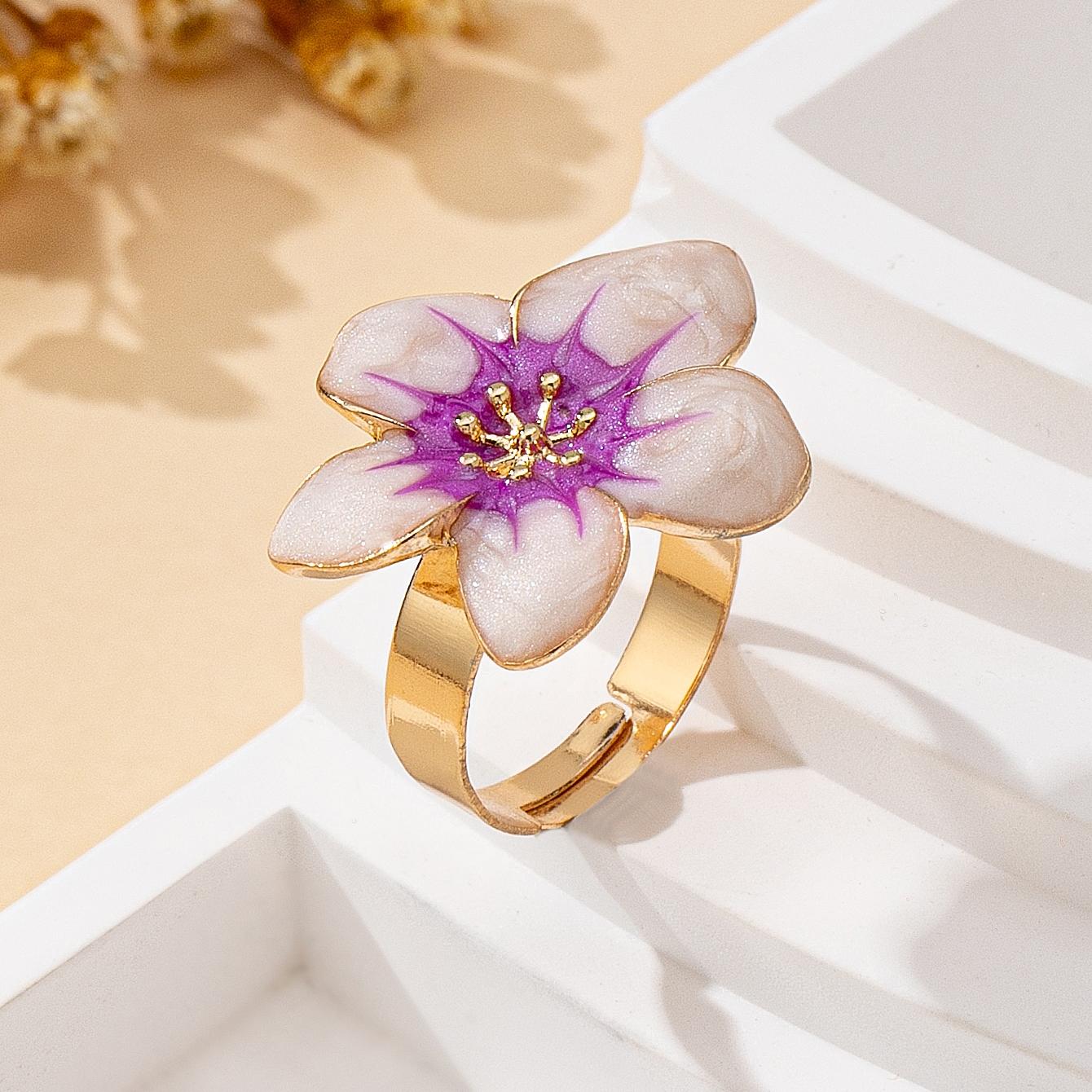 

Women s Fashion Single Ring, Bohemian Style Adjustable Flower Ring, Suitable for Daily Wear and Gift-Giving