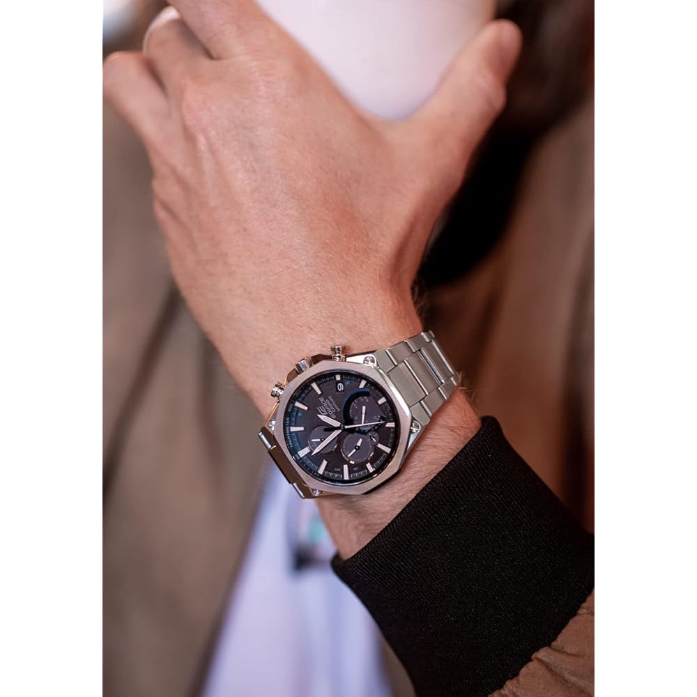 Casio Edifice Smartphone Link EQB-1100YD-1AJF Men's Watch Stainless Steel Black Dial