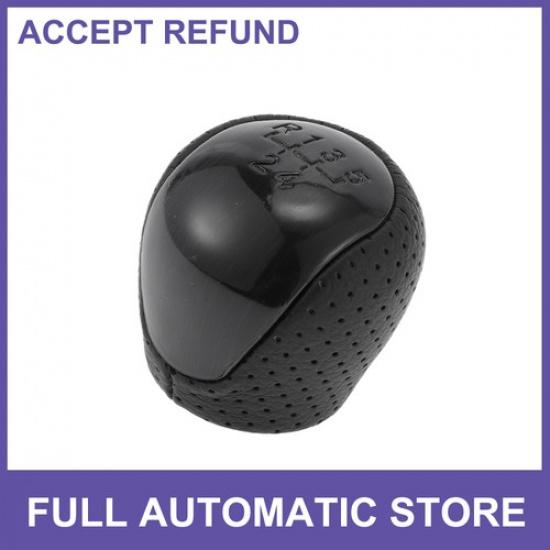 5 Speeds Manual Gear Shifter Knob for Hyundai Elantra 09-12 Plastic Faux Leather