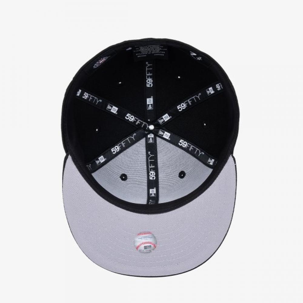 New Era Mlb Los Angeles DoDgers D Logo Basic fitteD Cap Black White 11591146