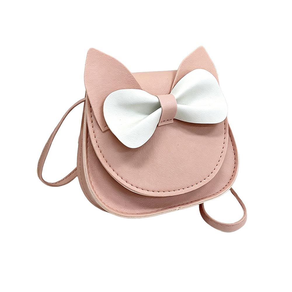 Portable Princess Kids Crossbody Bag Bow Cartoon Mini Shoulder Bags Kids Small Bag Children