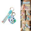 Adorable Cartoon Projection Camera Keychain Charming Gift For Students And Car Owners