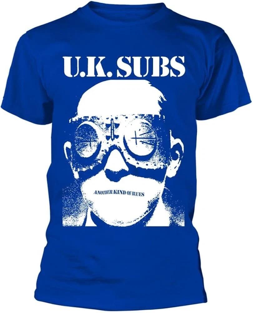 Uk Subs T Shirt Another Kind Of Blues Band Logo Shirt Royal Blue Cl189 S