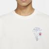 Nike Sportswear Floral Logo Print Knit Casual Crew Neck Short Sleeve T-Shirt Men Tops White DM2189-902