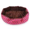 Pet Bed Smalllarge Dog Cat Bed House Kennel Doggy Warm Cushion Mat Blue Pink