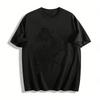 Hardcore Rock Guitarist Graphic Tee Edgy Music Style Streetwear Top Pure Cotton T-shirt