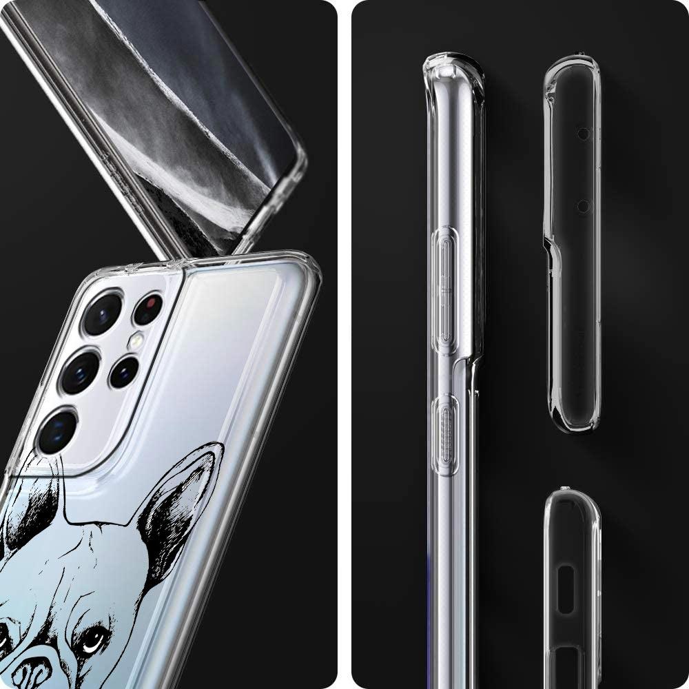 French Bulldog Phone Case For Samsung Galaxy S23 S22 Ultra S20 S21 FE 5G S10 S10E S9 S8 Plus 4G Soft Silicone Clear Cover Couqe