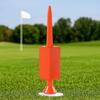 12pcs Precise Swing Golf Ball Pegs Multi-Color Golf Tee Designed Flat Ball Pegs  Swing Improvement