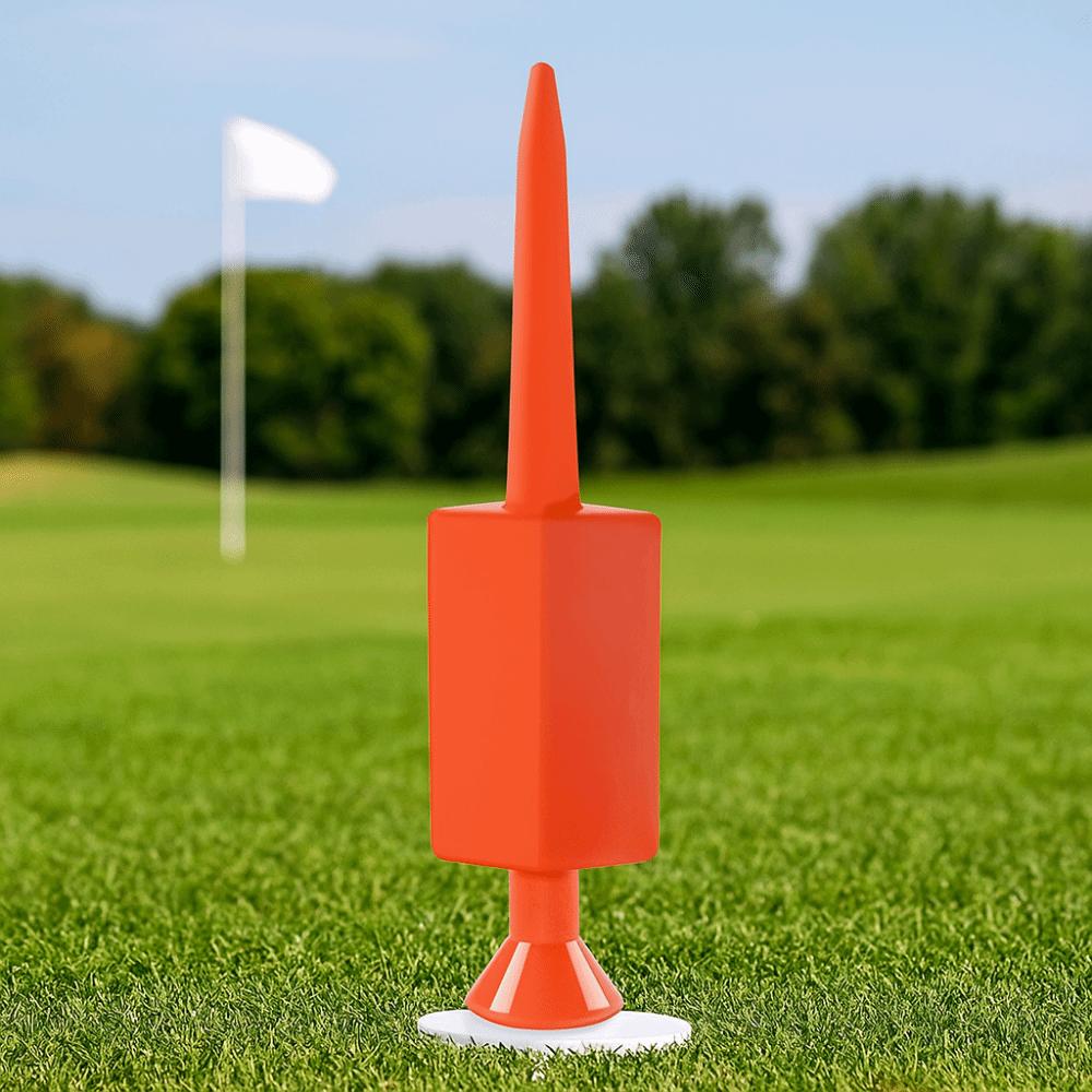 12pcs Precise Swing Golf Ball Pegs Multi-Color Golf Tee Designed Flat Ball Pegs Swing Improvement