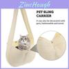 Mm Cat Backpack For Traveling With Your Feline Companion Striped Pattern And Soft Fabric
