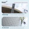 Ansellary 3-Piece Pebble Stone Bathroom Mat Set