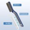 Multiuse Stiff Bristle Bathroom Brush With BuiltIn Hair Remover For Tight Space Corners Floor Efficient Cleaning 2Pcs