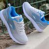 Spring and Autumn Women's Daily Casual Sports Shoes Korean Version Women's Shoes Breathable Flat Running Shoes Lightweight Travel Shoes Single Shoes