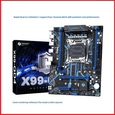 South China Gold X99-QD4 Gaming-Mainboard mit Quad-Channel DDR4 für Desktop-PCs
