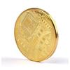 New Gold Plated Bitcoin Coin Collectible Art Collection Gift Physical Commemorative Casascius Crypto Coin Metal Antique Imitatio