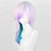 LAOBAO Cosplay Yatonoue Kata Disguise Light Blue and Purple Medium Costume Perfect for Cultural School and Events Wig, Wig, Heat-Resistant, Wig, Mesh,