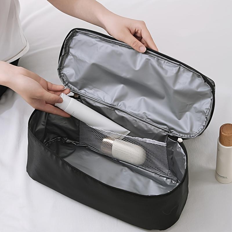 Lightweight Foldable Beach Bag for Women with Cooling Compartment Durable Polyester Vacation Style Hand Washable, Perfect for Towels & Swimsuits