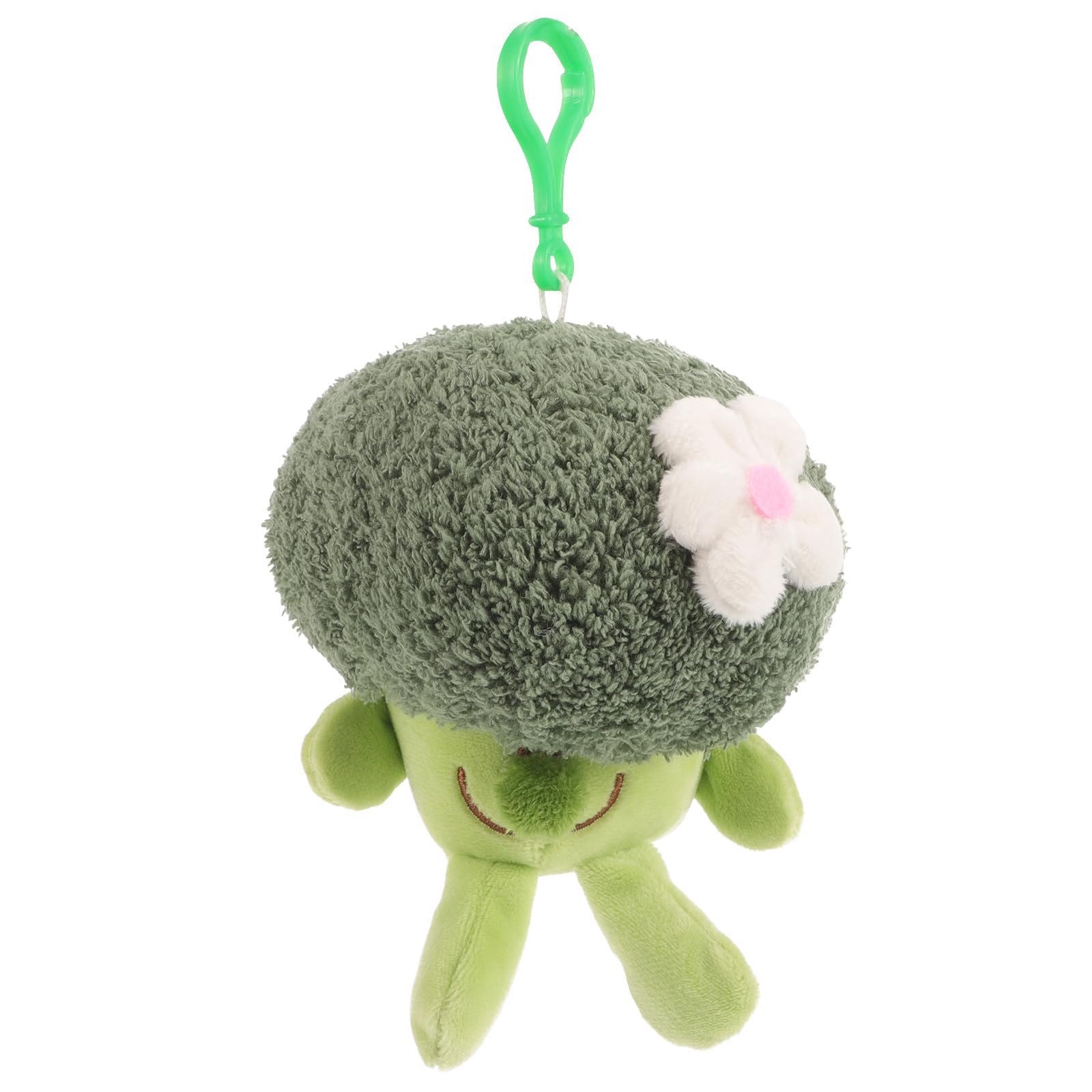 

CALLARON Cute Broccoli Plush Keychain, Bag Charm, Plush Pendant, Velvet Fabric & PP Cotton, Versatile Backpack Decoration, 19cm, Lightweight, 70g