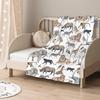 Manta de Flanela Animal Personalizável - Personalizada com a Sua Foto