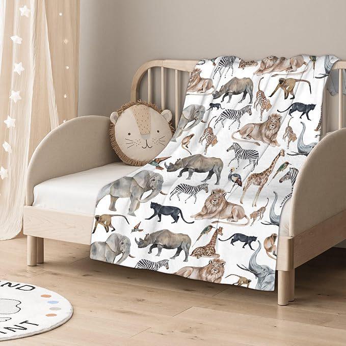 Customizable Animal Flannel Blanket - Personalized with Your Picture