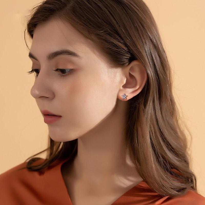 Pair Of Geometric 316L Stainless Steel Body Jewelry Geometric Body Studs For Unique Fashion And Style Expression
