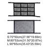 Space-saving Car Roof Storage Mesh Bag Double Layer Car Ceiling Cargo Mesh Pocket  Camping