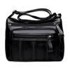 Damen Umhängetasche PU-Leder Große Kapazität Crossbody-Tasche Modisch Und Einfach Mehrere Reißverschlüsse Outdoor Mommy Bag Leichte Kleine Tasche