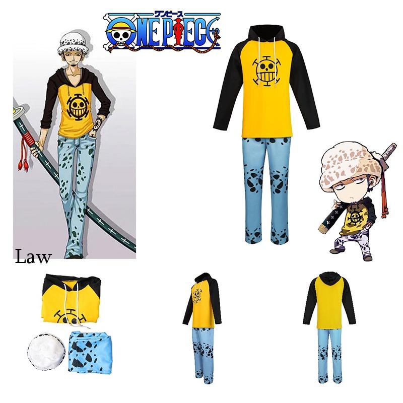 Cos One Piece Trafalgar D. Water Law Cosplay Costume
