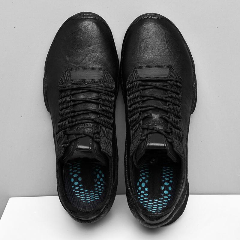 Neue Frühling Sommer Herren Sneaker Echtes Leder Herren Freizeitschuhe Lauf Sportschuhe Rutschfest Outdoor Trekking Schuhe