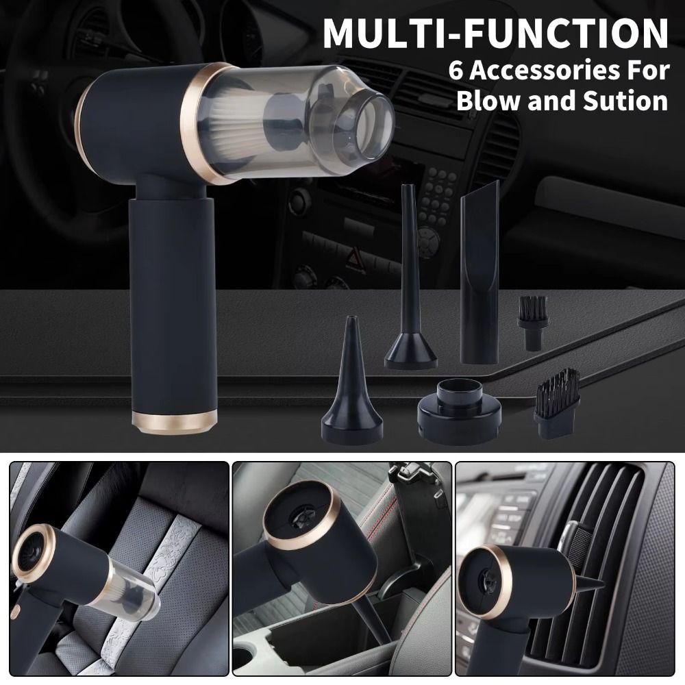 High Power Handheld Vacuum Cleaner Rechargeable Portable Vacuum Cleaner  Keyboard Cleaning