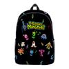 Luxusní Novinka Cool my singing monsters Školní taška Batohy na notebooky 3D Tisk Oxford Voděodolné Cestovní batohy pro chlapce/dívky