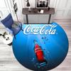 Christmas Gift Halloween Theme Bear Truck Coca Cola Round Carpet Soft Home Decoration Corridor Table and Chair Anti Slip Outdoor Floor Mat Carpet H14