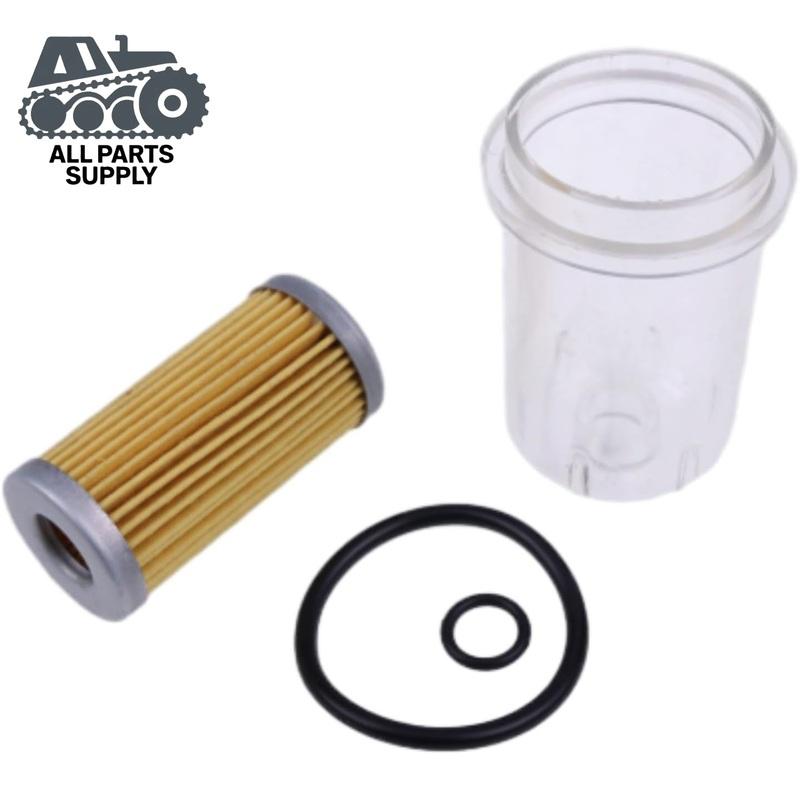 Fuel Filter With O-ring & Bowl SBA360710011 For Ford New Holland 1110 1210 1310 1510