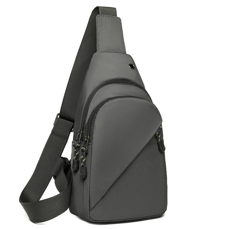 Men's breast bag, multi-functional and fashionable wallet, new large-capacity casual mobile phone small bag, messenger bag.