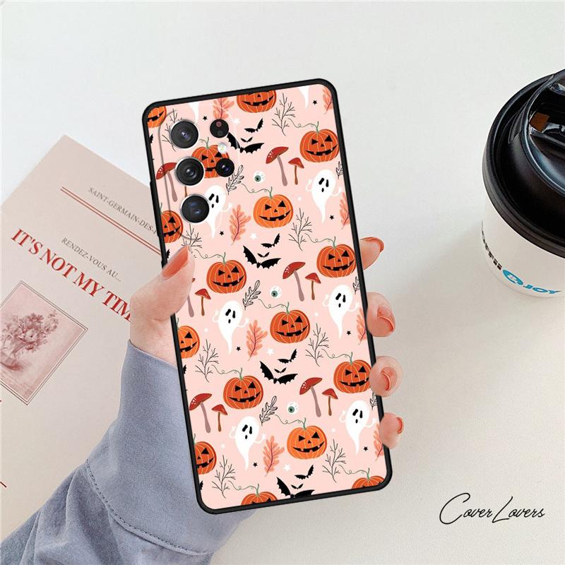 Halloween Phone Case For Samsung Galaxy S24 S25 S23 S22 Ultra Note 10 20 Plus S20 S21 FE Cover