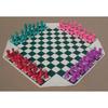 4-Way Chess Set Travel Chess Game With Chessboard and Chess for Group Gatherings