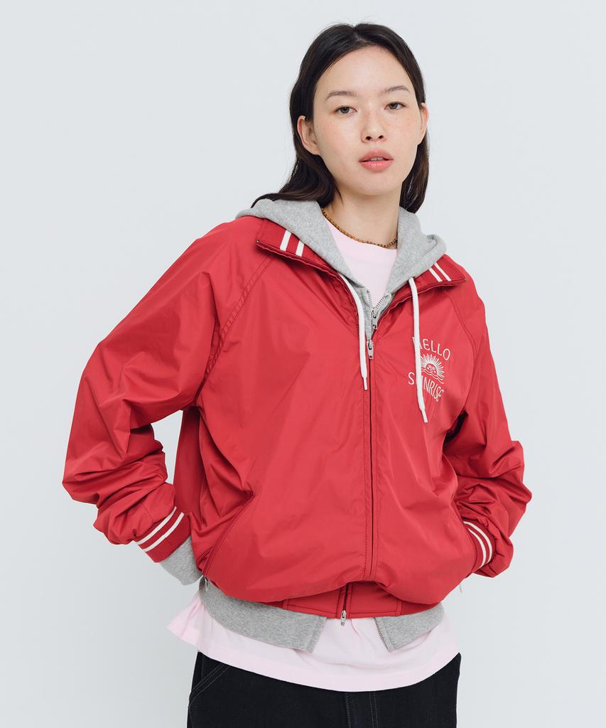 Hello Sunrise Hs Nylon Blouson_Red