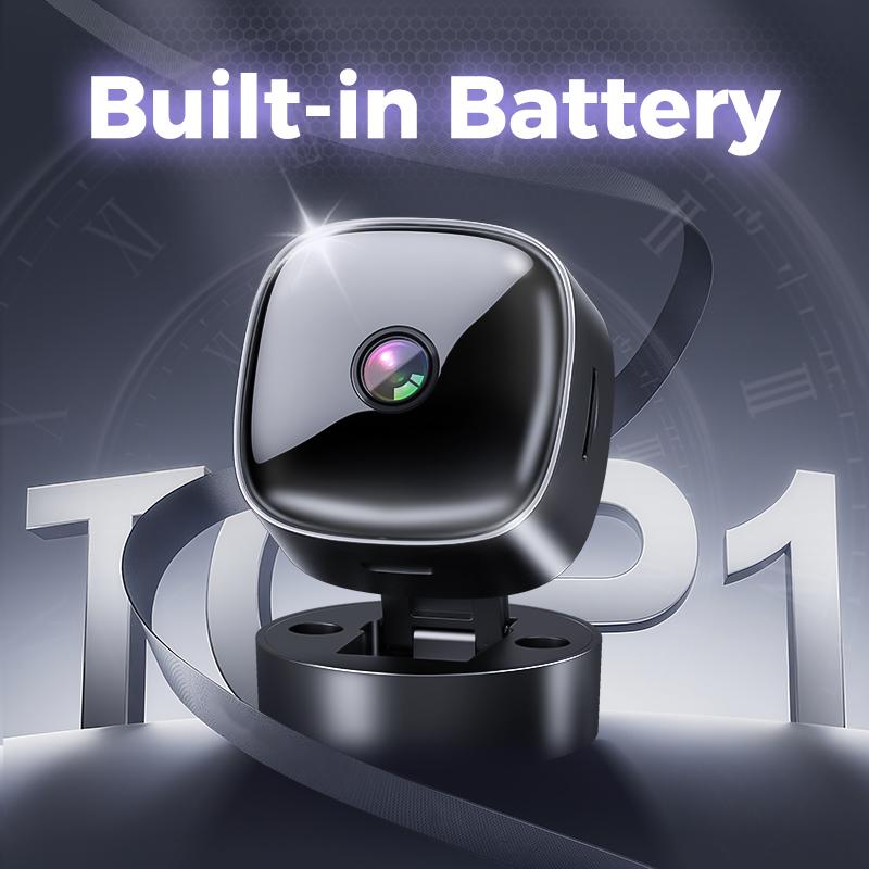 HD 1080P Mini WiFi Camera Wifi Smart Monitor Surveillance Cameras Remote Monitor Camcorders 360° Rotatable Video Security Surveillance Cameras
