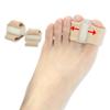 Elastic Fiber Double-Hole Cross-Toe Bunion Corrector Separator