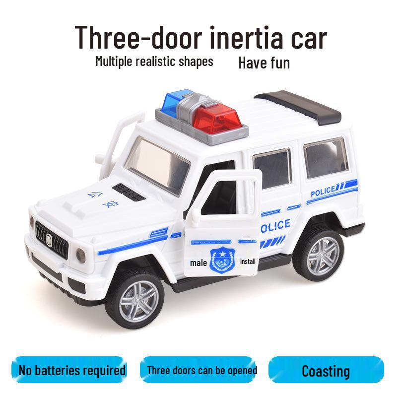 Children's Inertia-Powered Excavator Toy - Educational Pull-Back Car Gift