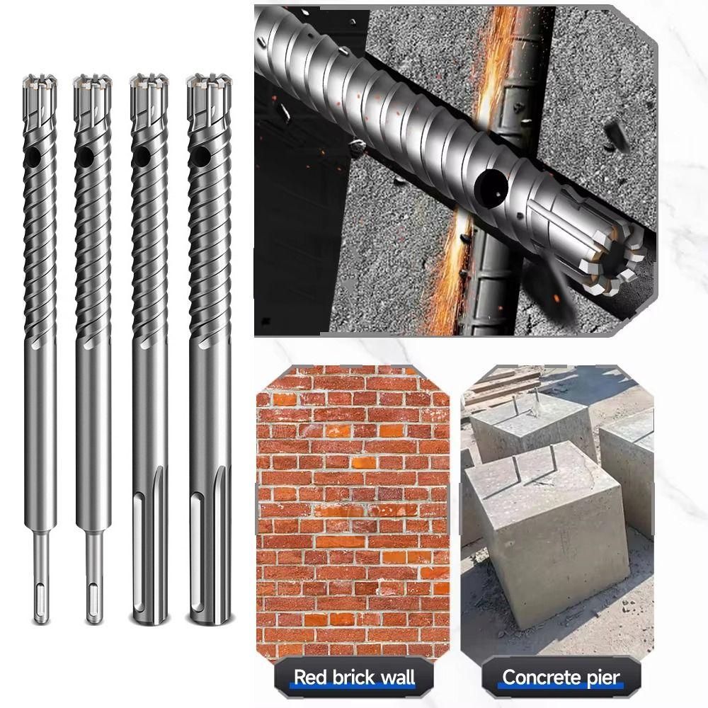 SDS-Plus Rebar Drill Bit High Hardness Electric Hammer Drill Bit  For Heavy-Duty Rebar Penetration