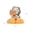 Phone Holder Sculpture Animal Figurine for Desktop Gift