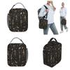 Ancient Egyptian Gods And Hieroglyphs Thermal Insulated Lunch Bag Egypt Portable Bento Box Cooler Thermal Lunch Box