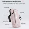 Waterproof Cell Phone Arm Bag Large Capacity Jogging Bags  for Exercise Workout
