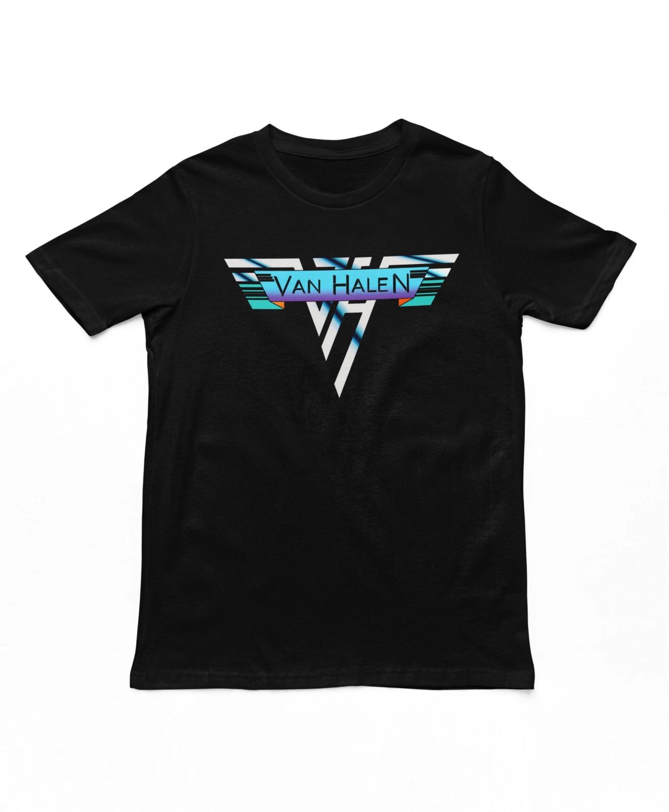 Van Halen 1978 Vintage Logo Mens T Shirt Music Classic Rock Band Tee New Black 2XL