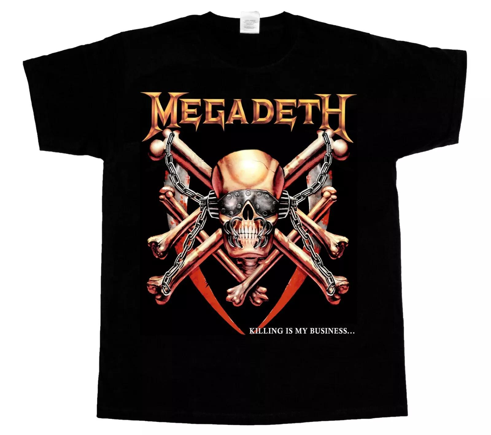 MEGADETH KILLING IS MY BUSINESS SO FAR SO GOOD SO WHAT T-SHIRT Men s and women s same high-quality pure cotton streetwear S