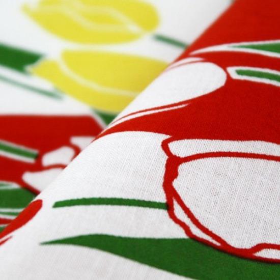Some no Anbo Tenugui hand Joy of Tokuoka Made in 35cm x 100cm (Japanese towel) "The Tulips" - Hand-dyed, 100% Cotton, weave, Japan,