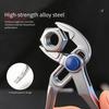 Water Pumps Plier 5.9inch Tongue and Grooves Plier Quick Adjustment by Pressing and Sliding Grips Any Shaped Object